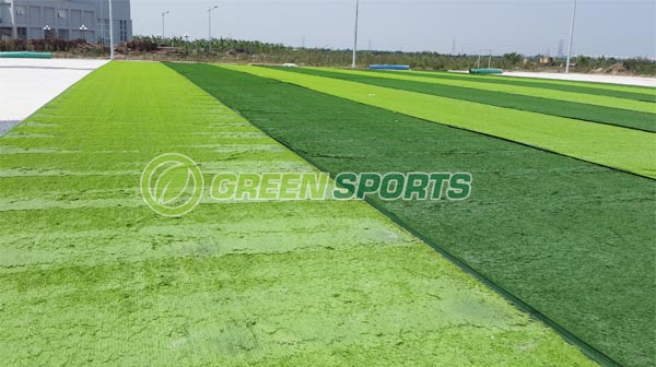 Một số hình ảnh thi công sân bóng của GreenSports